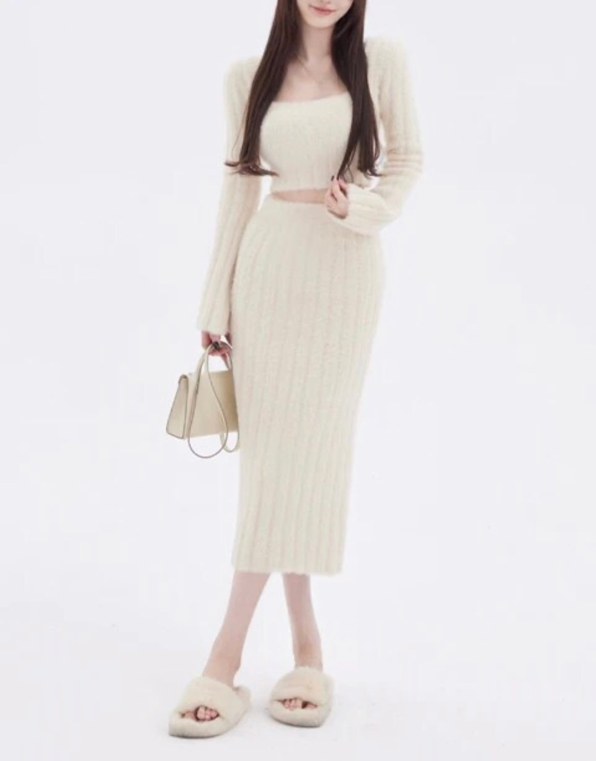 Knitted Jumper and Skirt