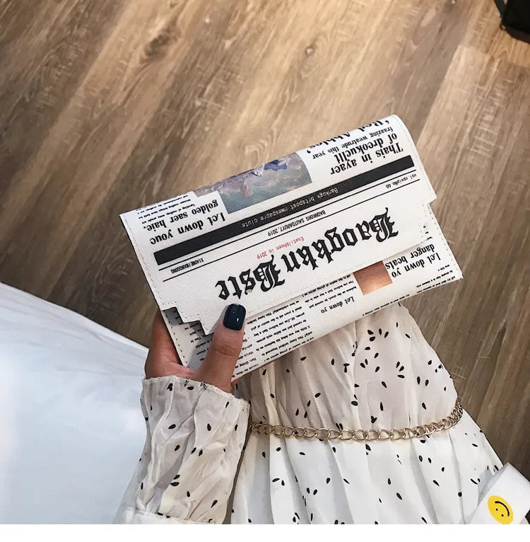 Newspaper Handbag