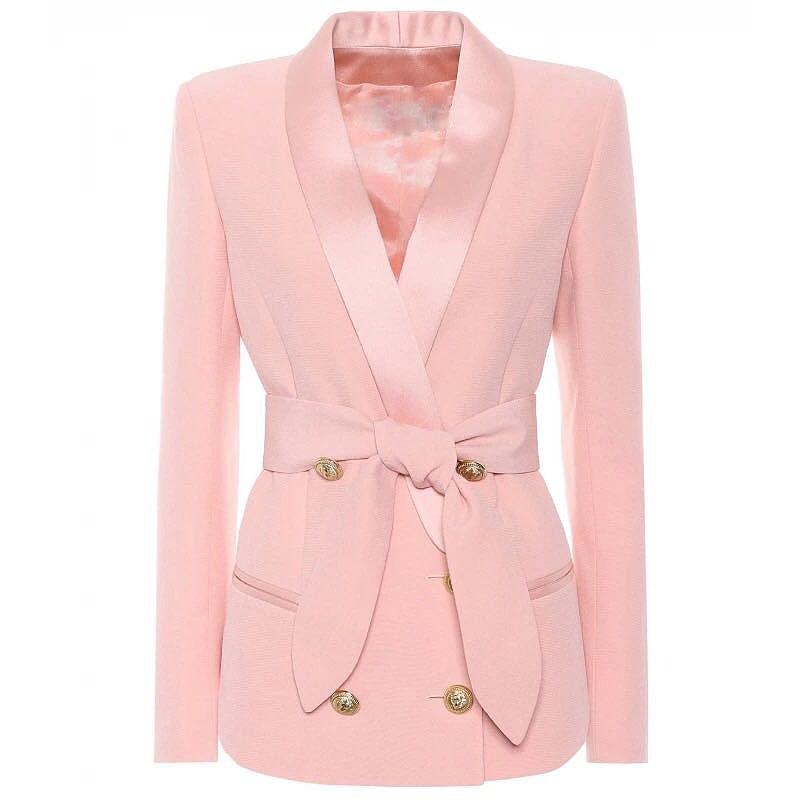 Silky Collar Blazer Jacket