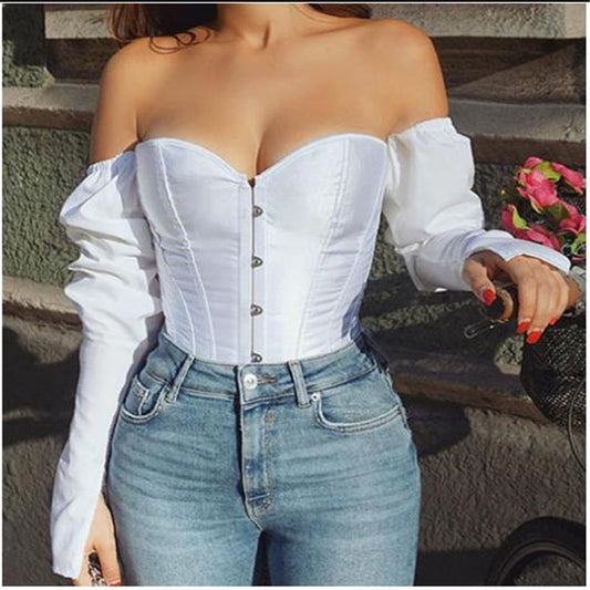 Sexy Off Shoulder Corset