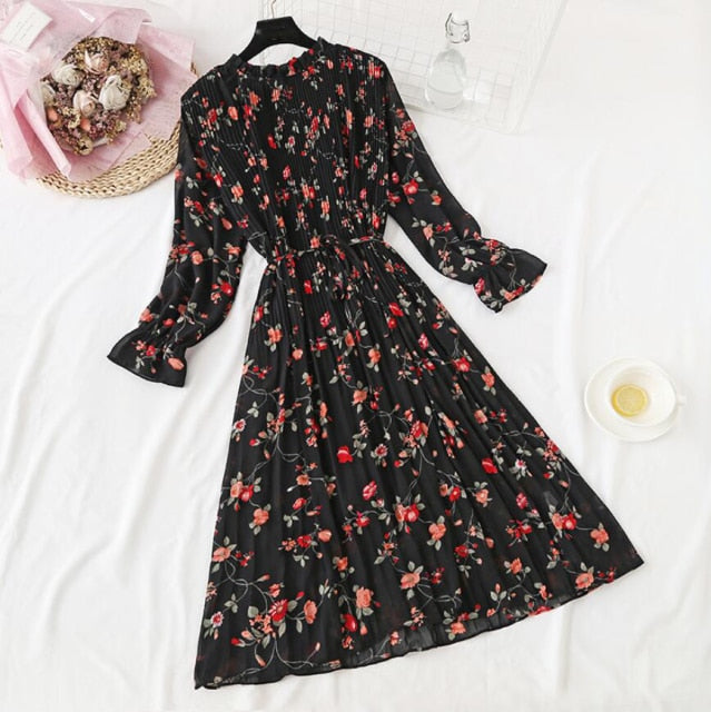 Floral Chiffon Dress