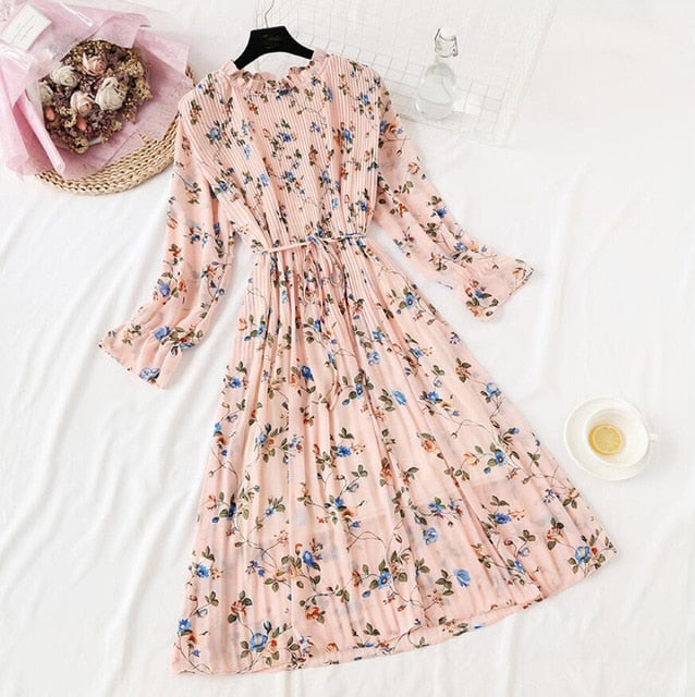 Floral Chiffon Dress