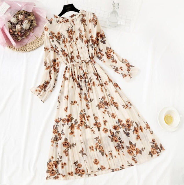 Floral Chiffon Dress