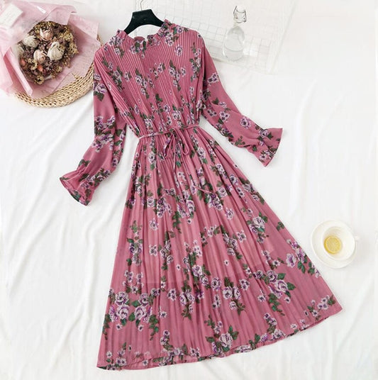 Floral Chiffon Dress