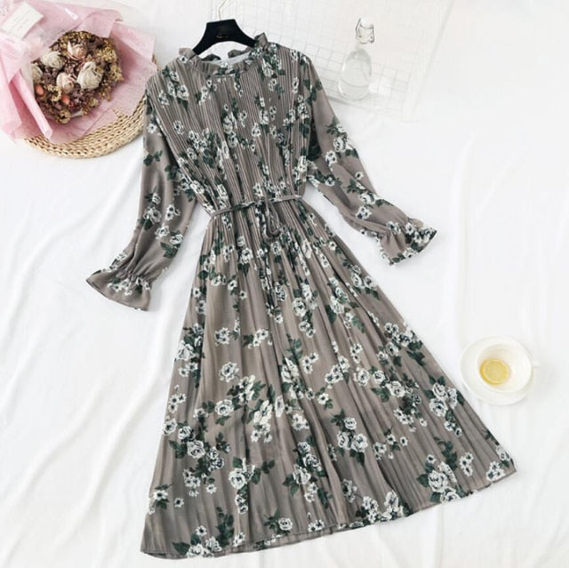 Floral Chiffon Dress