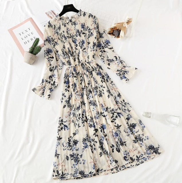 Floral Chiffon Dress