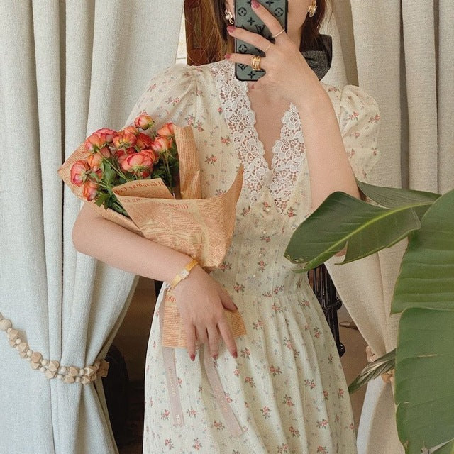 Vintage Floral Dress