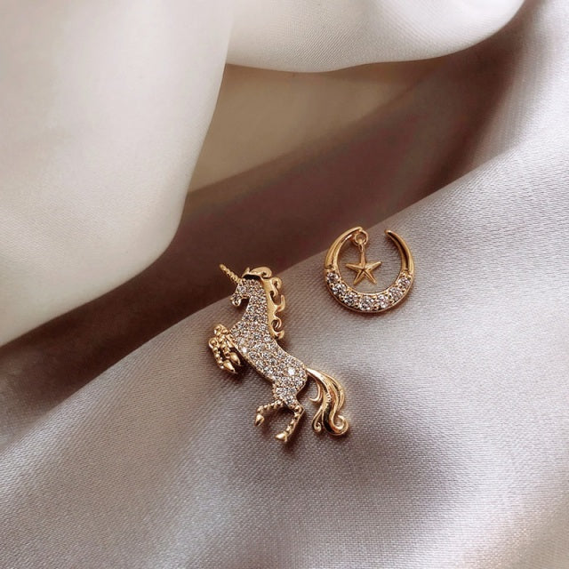 Cute Unicorn and Animals Stud Earrings