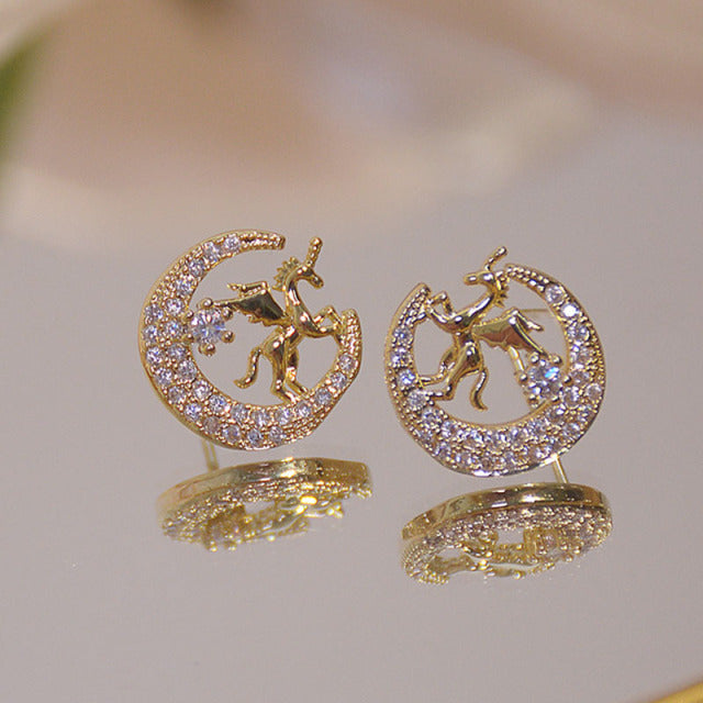 Cute Unicorn and Animals Stud Earrings