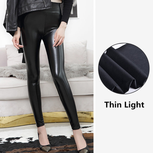 Faux Leather Leggings