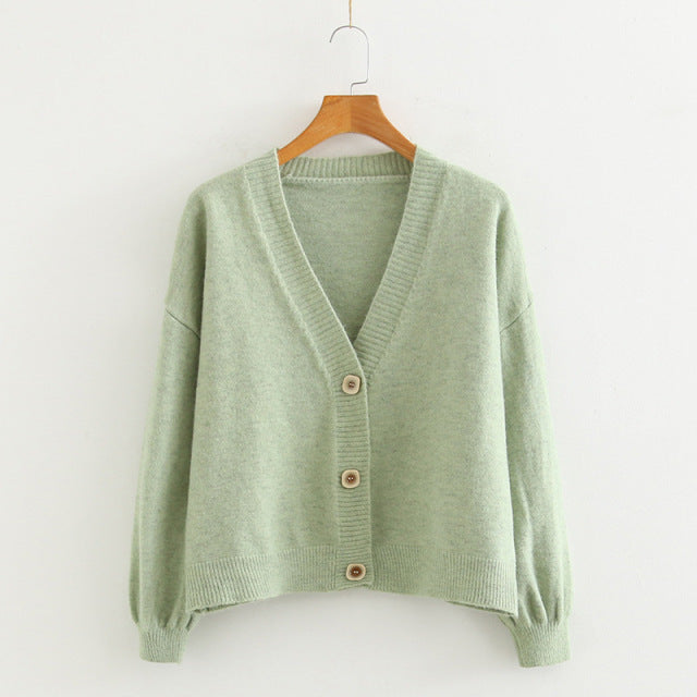 Plain Coloured Cardigan