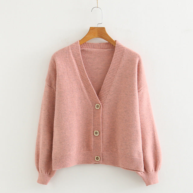 Plain Coloured Cardigan