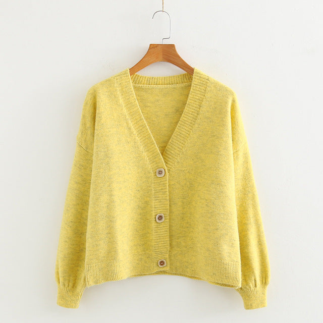 Plain Coloured Cardigan