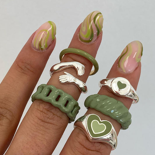 Trendy Love Heart Ring