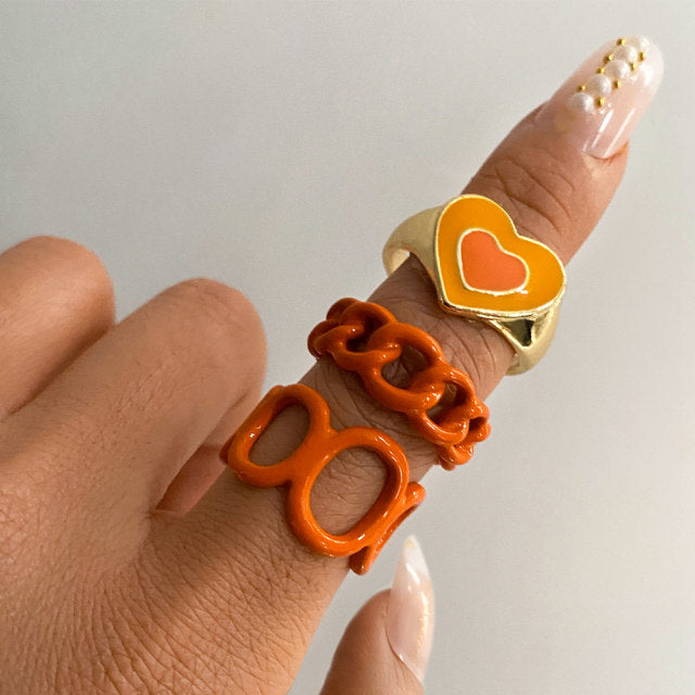 Trendy Love Heart Ring