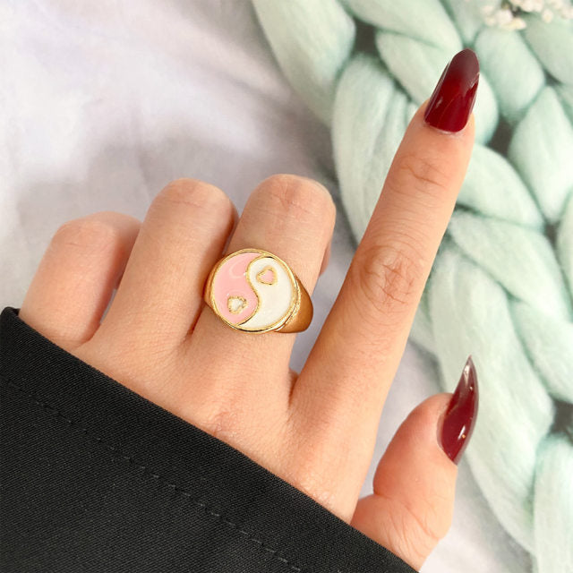 Trendy Love Heart Ring