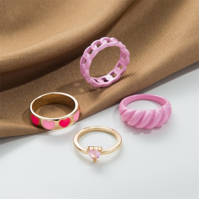 Trendy Love Heart Ring