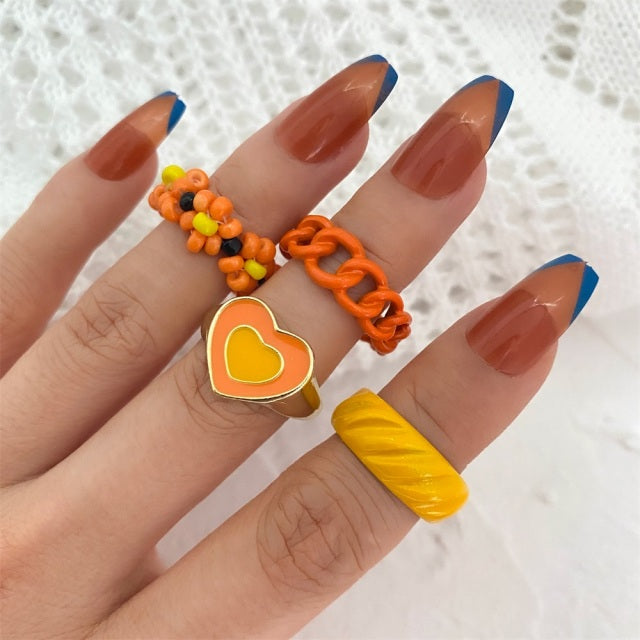 Trendy Love Heart Ring