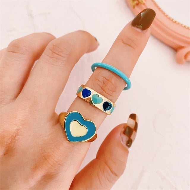 Trendy Love Heart Ring