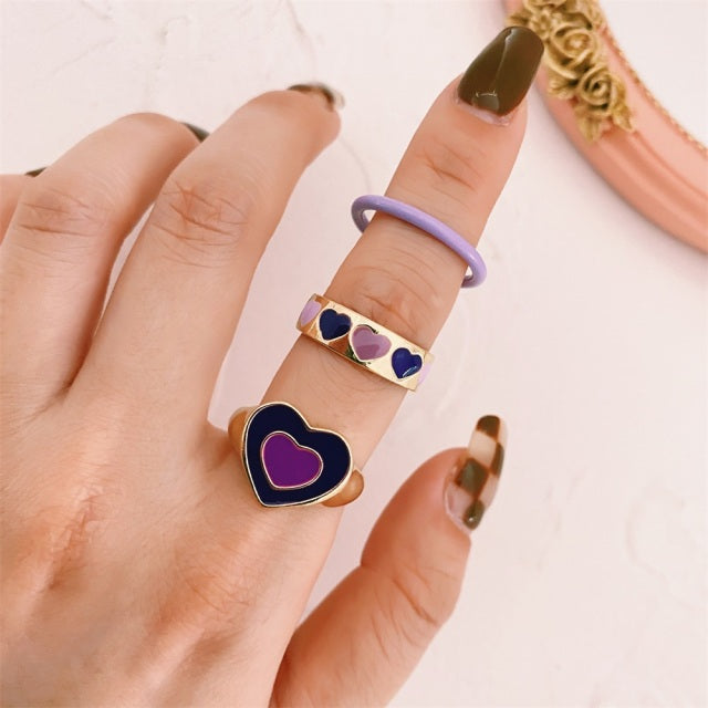 Trendy Love Heart Ring