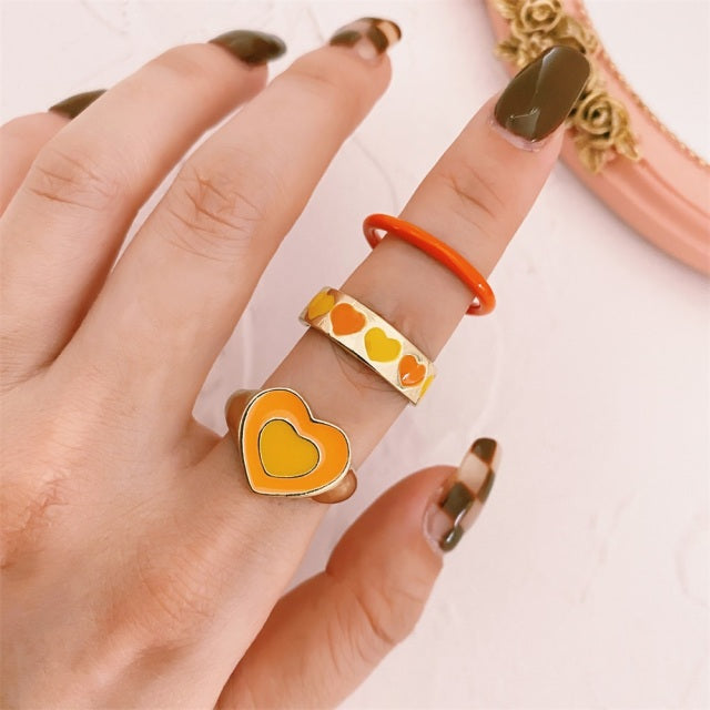 Trendy Love Heart Ring