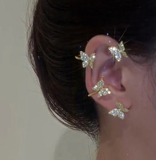 Butterfly Ear Clips