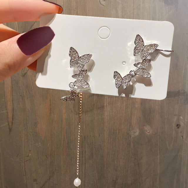 Butterfly Ear Clips