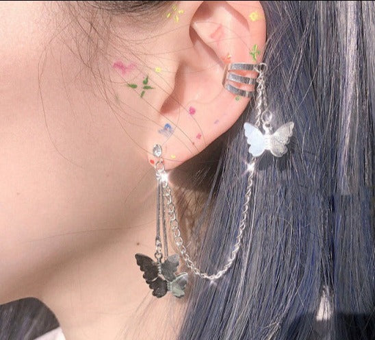 Butterfly Ear Clips