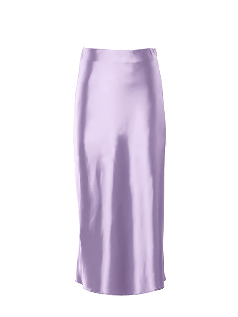 Satin Midi Skirt