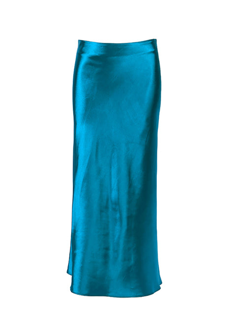 Satin Midi Skirt